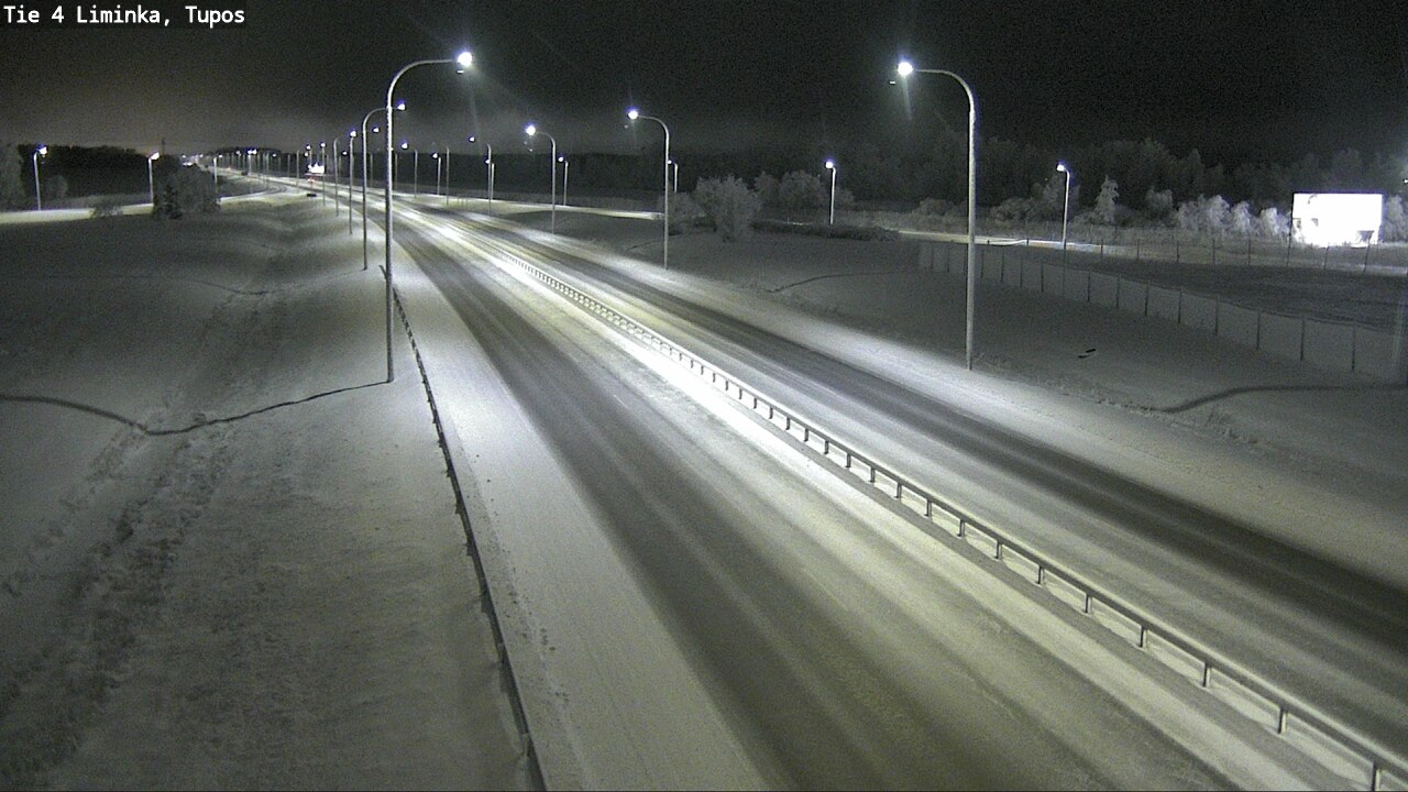Weather Camera Image Road 4 Liminka, Tupos, Liminka, Pohjois-Pohjanmaa