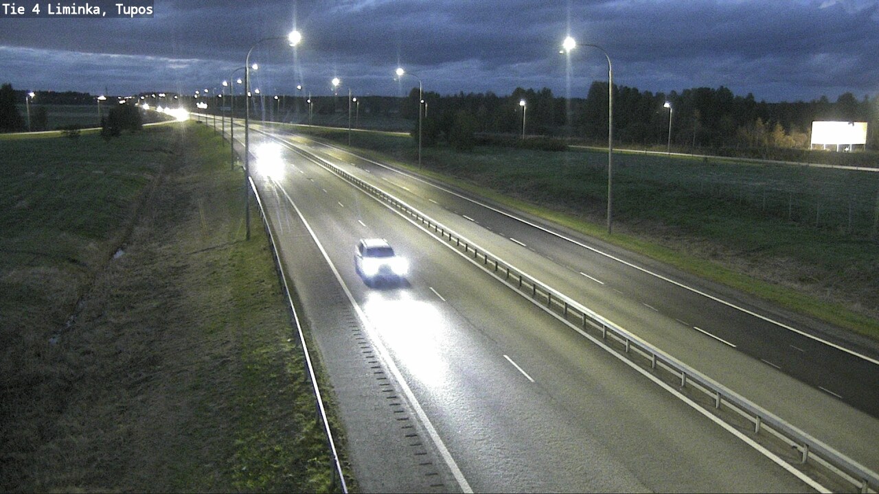 Weather Camera Image Väg 4 Limingo, Tupos, Liminka, Pohjois-Pohjanmaa