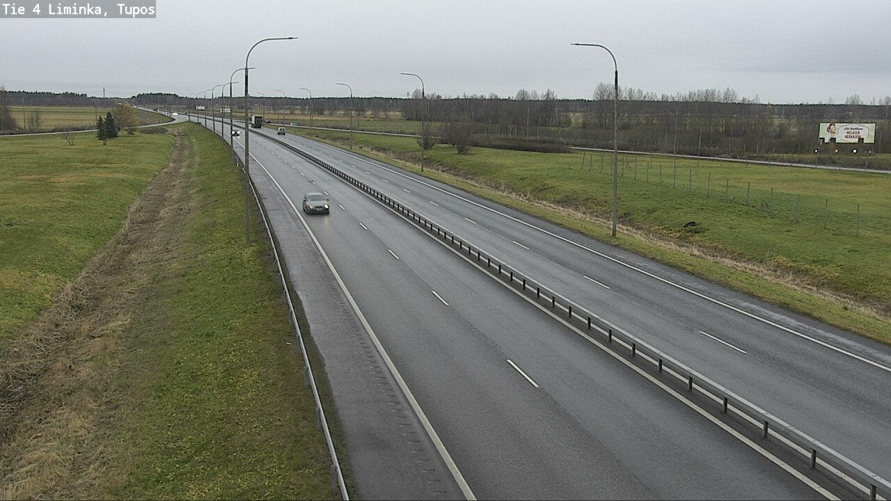 Kelikamerat Kuva Tie 4 Liminka, Tupos, Liminka, Pohjois-Pohjanmaa