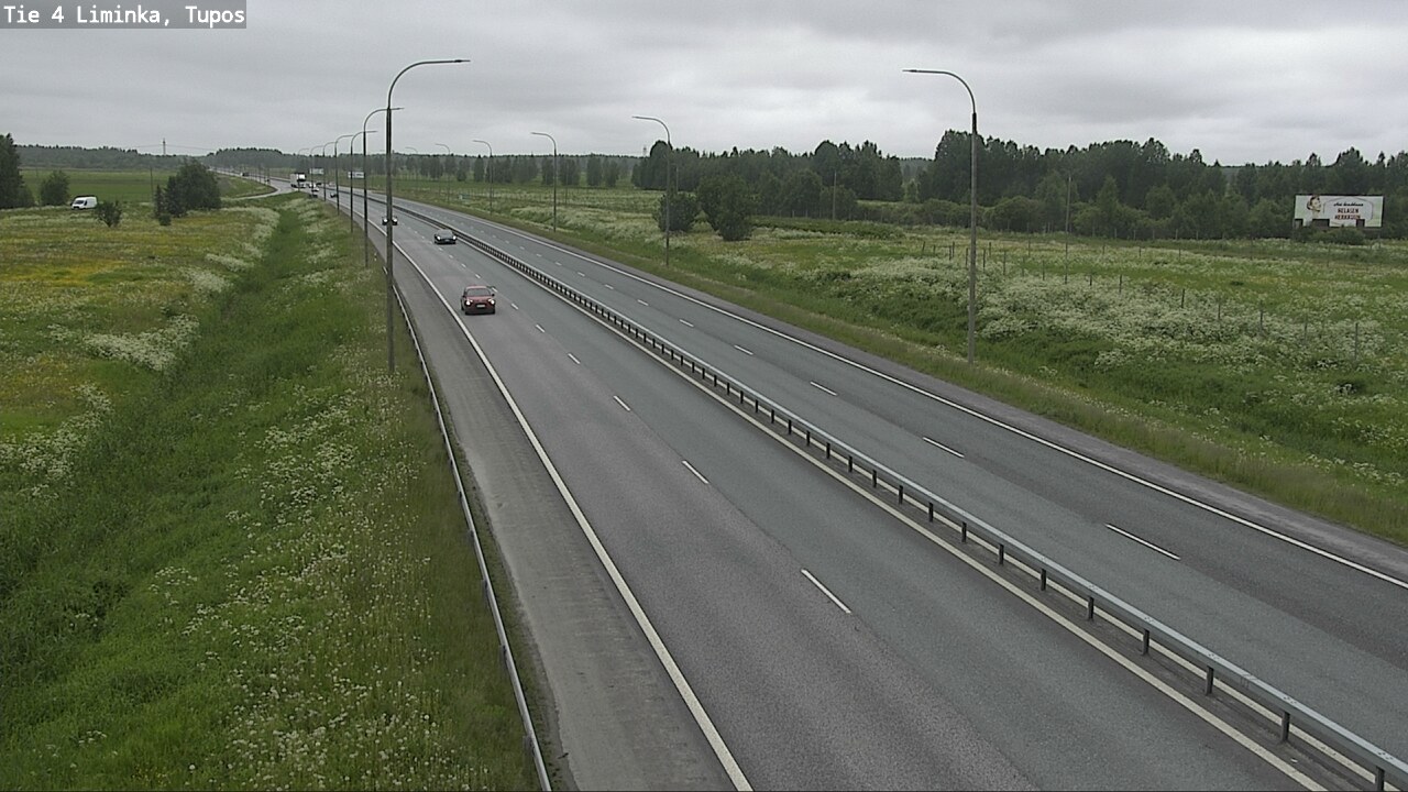 Kelikamerat Kuva Tie 4 Liminka, Tupos, Liminka, Pohjois-Pohjanmaa