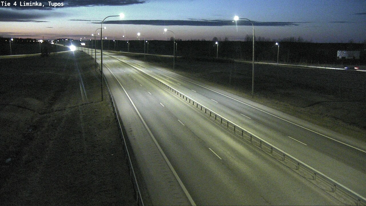 Weather Camera Image Väg 4 Limingo, Tupos, Liminka, Pohjois-Pohjanmaa