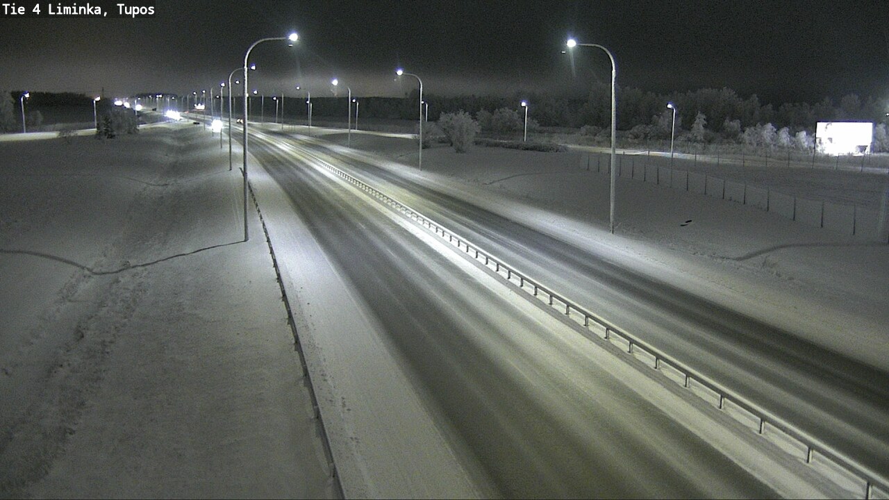 Weather Camera Image Road 4 Liminka, Tupos, Liminka, Pohjois-Pohjanmaa