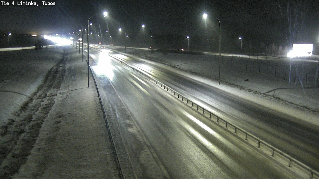 Weather Camera Image Road 4 Liminka, Tupos, Liminka, Pohjois-Pohjanmaa