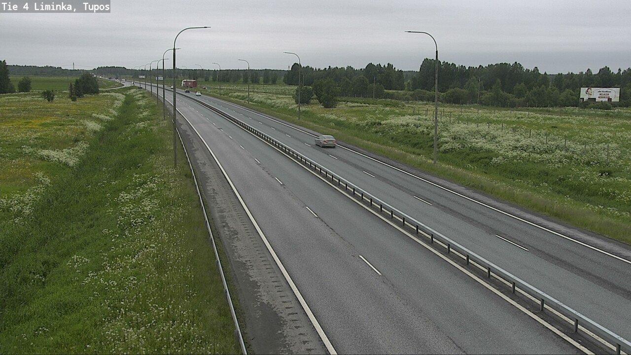 Kelikamerat Kuva Tie 4 Liminka, Tupos, Liminka, Pohjois-Pohjanmaa