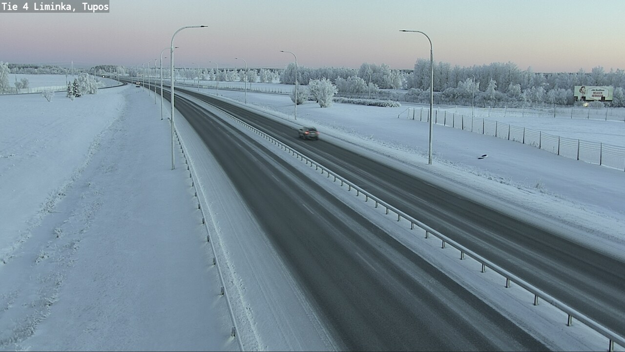 Weather Camera Image Road 4 Liminka, Tupos, Liminka, Pohjois-Pohjanmaa