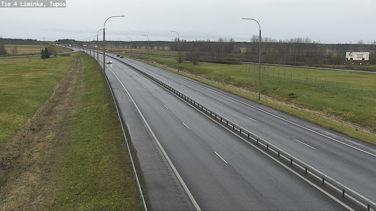 Kelikamerat Kuva Tie 4 Liminka, Tupos, Liminka, Pohjois-Pohjanmaa