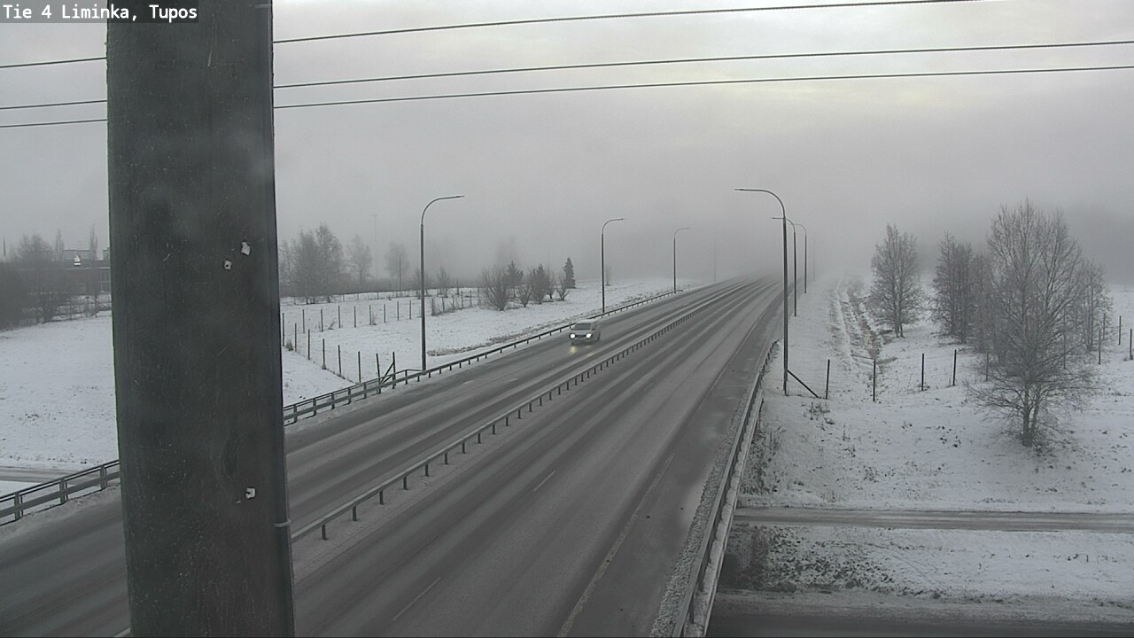 Weather Camera Image Road 4 Liminka, Tupos, Liminka, Pohjois-Pohjanmaa