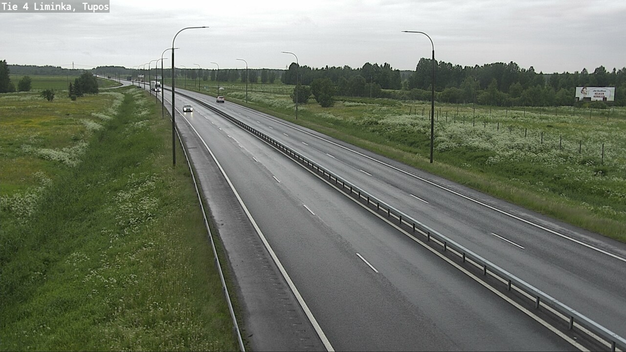 Kelikamerat Kuva Tie 4 Liminka, Tupos, Liminka, Pohjois-Pohjanmaa