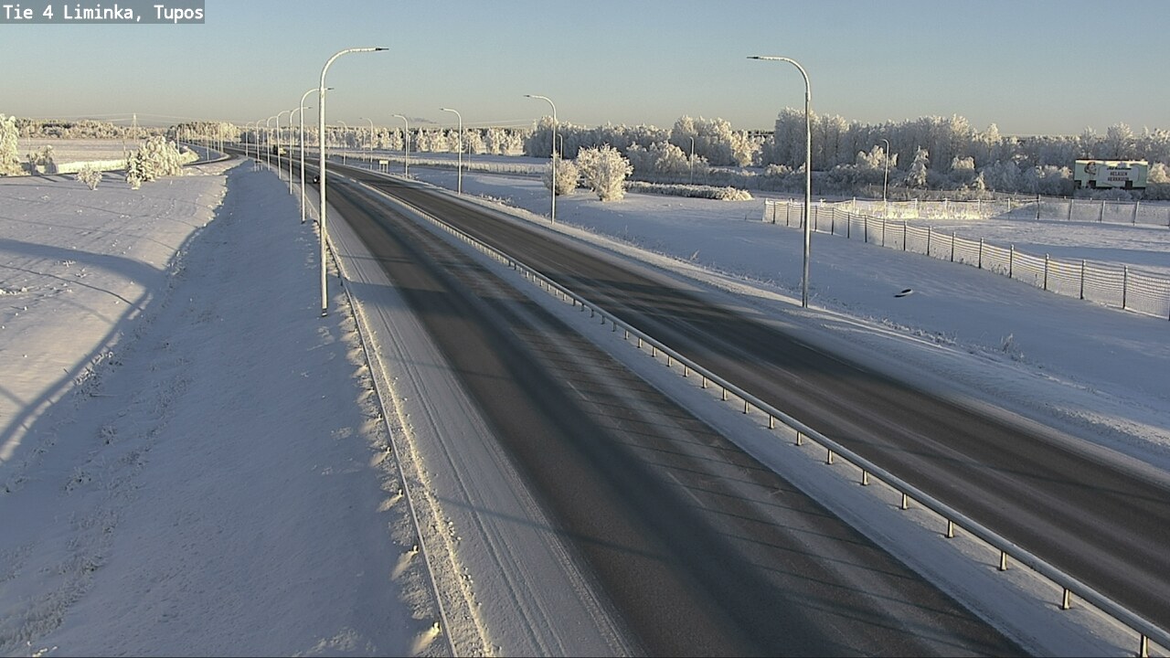 Weather Camera Image Väg 4 Limingo, Tupos, Liminka, Pohjois-Pohjanmaa