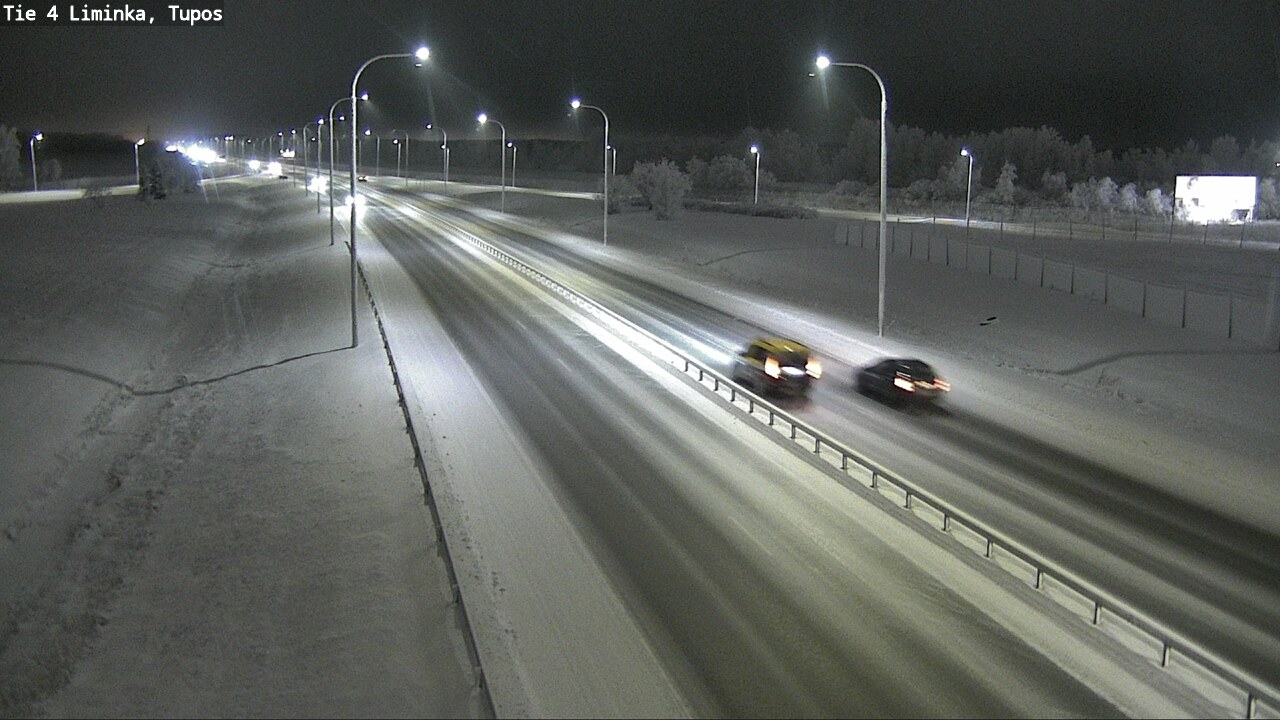 Weather Camera Image Road 4 Liminka, Tupos, Liminka, Pohjois-Pohjanmaa