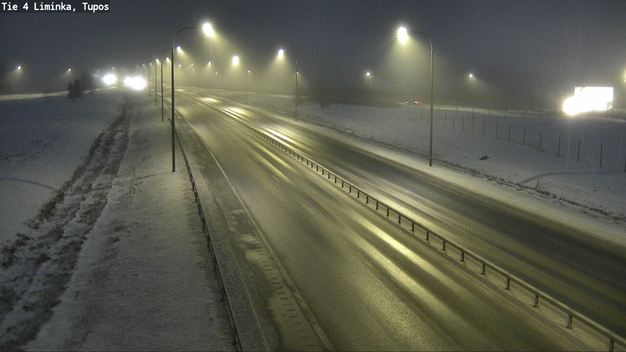 Weather Camera Image Road 4 Liminka, Tupos, Liminka, Pohjois-Pohjanmaa