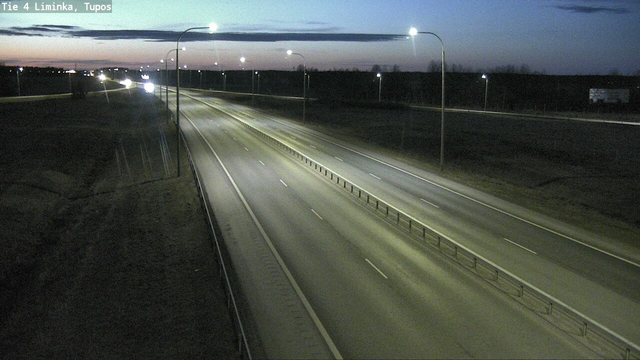 Weather Camera Image Väg 4 Limingo, Tupos, Liminka, Pohjois-Pohjanmaa