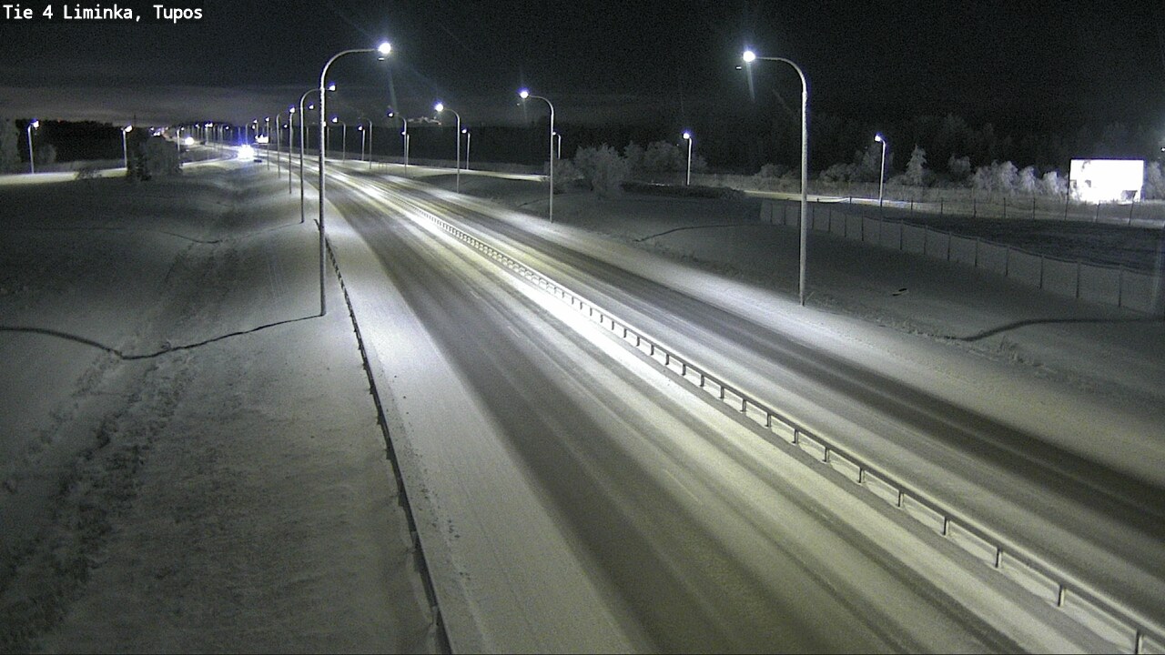 Weather Camera Image Road 4 Liminka, Tupos, Liminka, Pohjois-Pohjanmaa