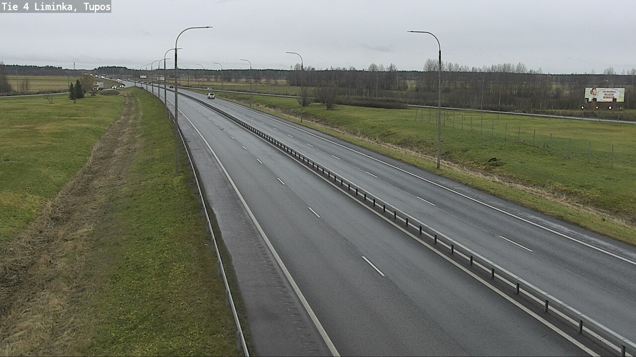 Kelikamerat Kuva Tie 4 Liminka, Tupos, Liminka, Pohjois-Pohjanmaa