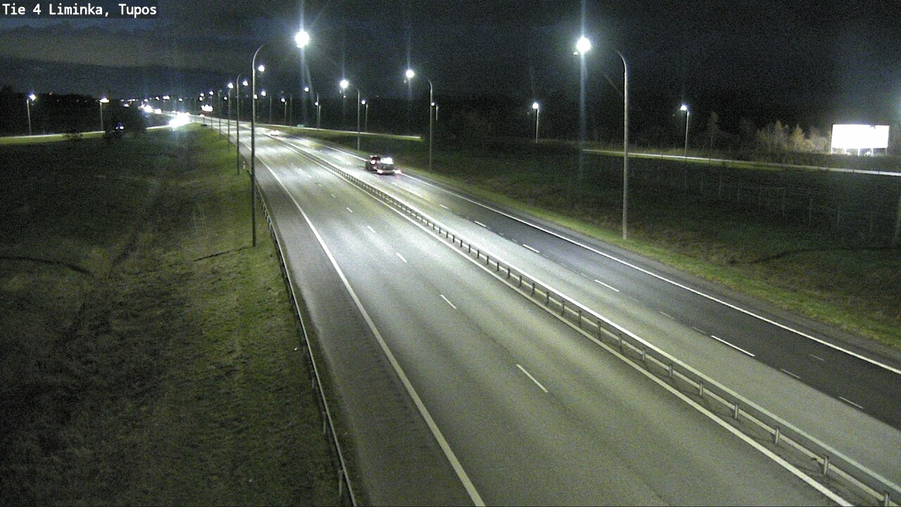 Weather Camera Image Väg 4 Limingo, Tupos, Liminka, Pohjois-Pohjanmaa