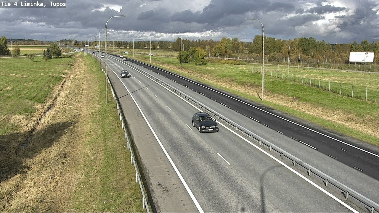 Weather Camera Image Väg 4 Limingo, Tupos, Liminka, Pohjois-Pohjanmaa