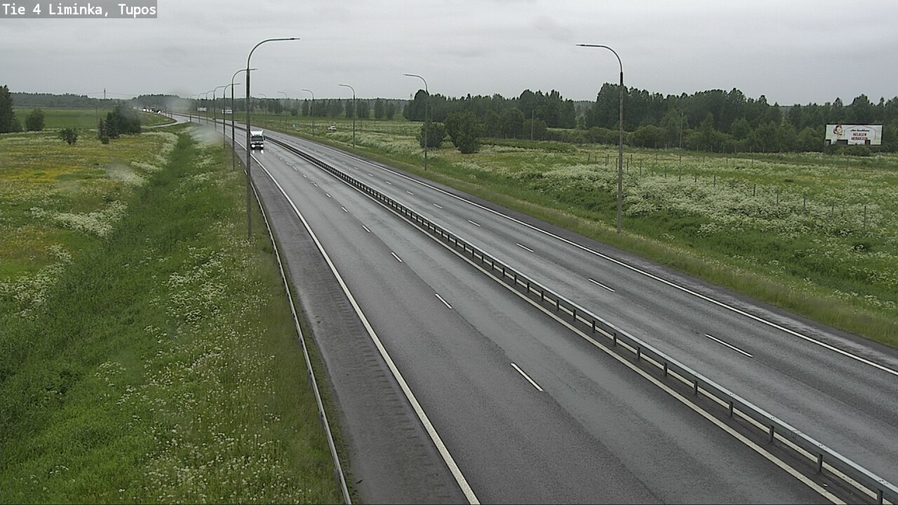 Kelikamerat Kuva Tie 4 Liminka, Tupos, Liminka, Pohjois-Pohjanmaa