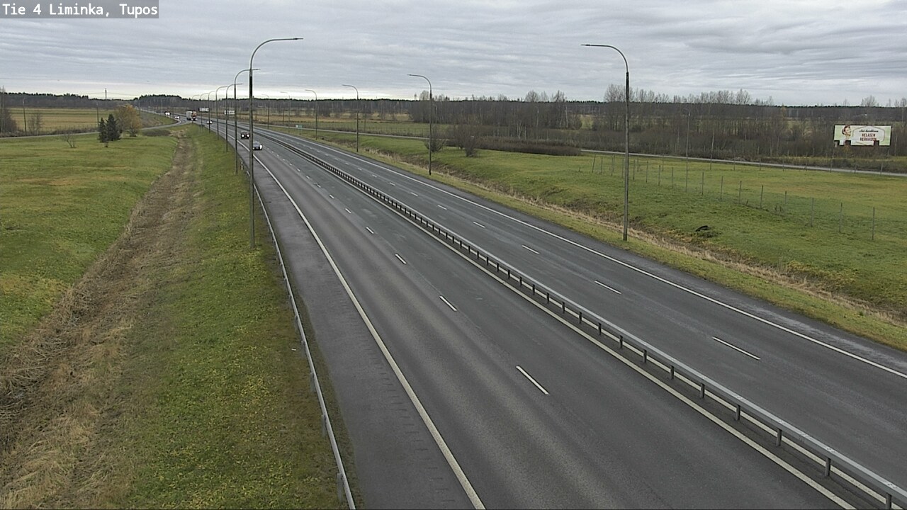 Kelikamerat Kuva Tie 4 Liminka, Tupos, Liminka, Pohjois-Pohjanmaa