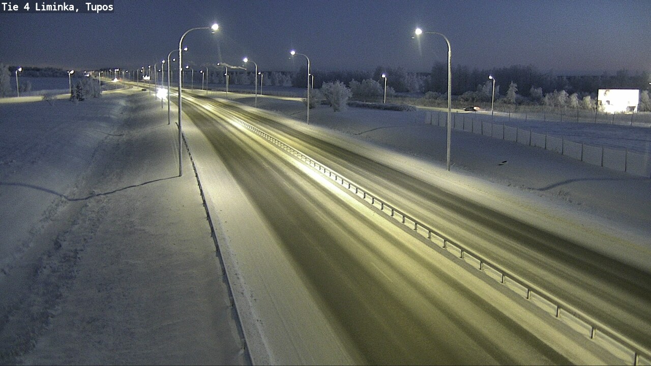 Weather Camera Image Road 4 Liminka, Tupos, Liminka, Pohjois-Pohjanmaa