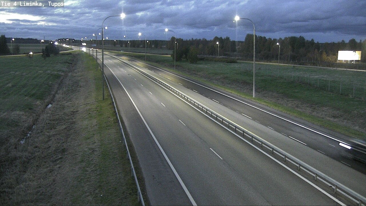 Weather Camera Image Väg 4 Limingo, Tupos, Liminka, Pohjois-Pohjanmaa