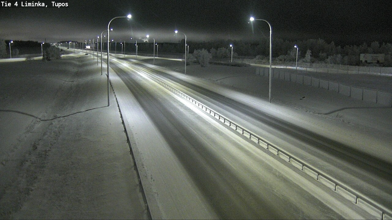 Weather Camera Image Road 4 Liminka, Tupos, Liminka, Pohjois-Pohjanmaa
