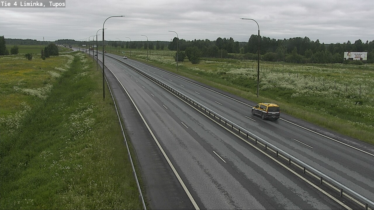 Weather Camera Image Väg 4 Limingo, Tupos, Liminka, Pohjois-Pohjanmaa