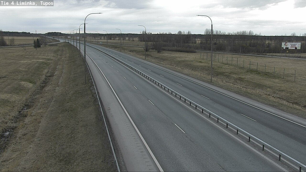 Kelikamerat Kuva Tie 4 Liminka, Tupos, Liminka, Pohjois-Pohjanmaa