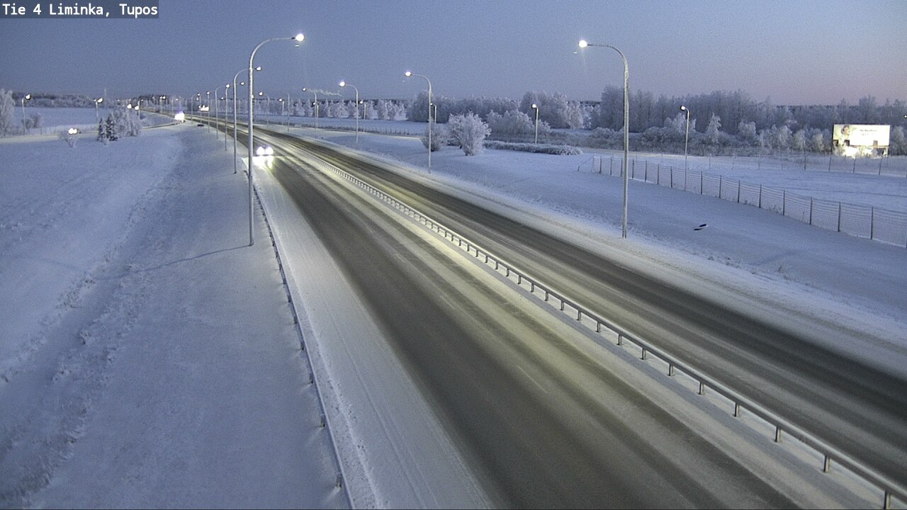 Weather Camera Image Road 4 Liminka, Tupos, Liminka, Pohjois-Pohjanmaa
