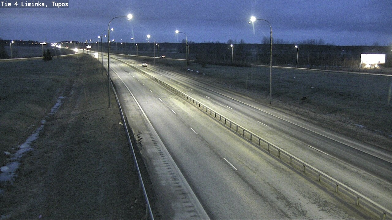 Weather Camera Image Väg 4 Limingo, Tupos, Liminka, Pohjois-Pohjanmaa
