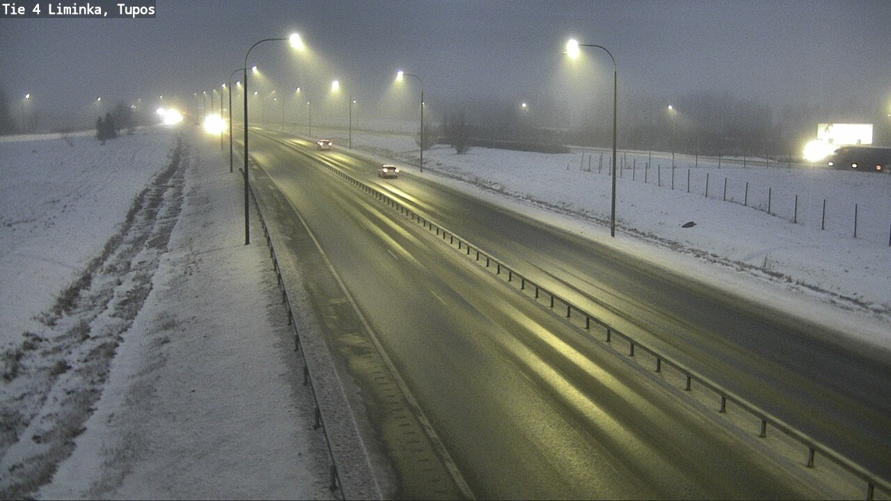 Weather Camera Image Road 4 Liminka, Tupos, Liminka, Pohjois-Pohjanmaa