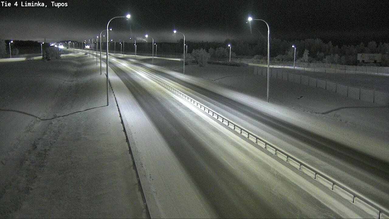 Weather Camera Image Road 4 Liminka, Tupos, Liminka, Pohjois-Pohjanmaa