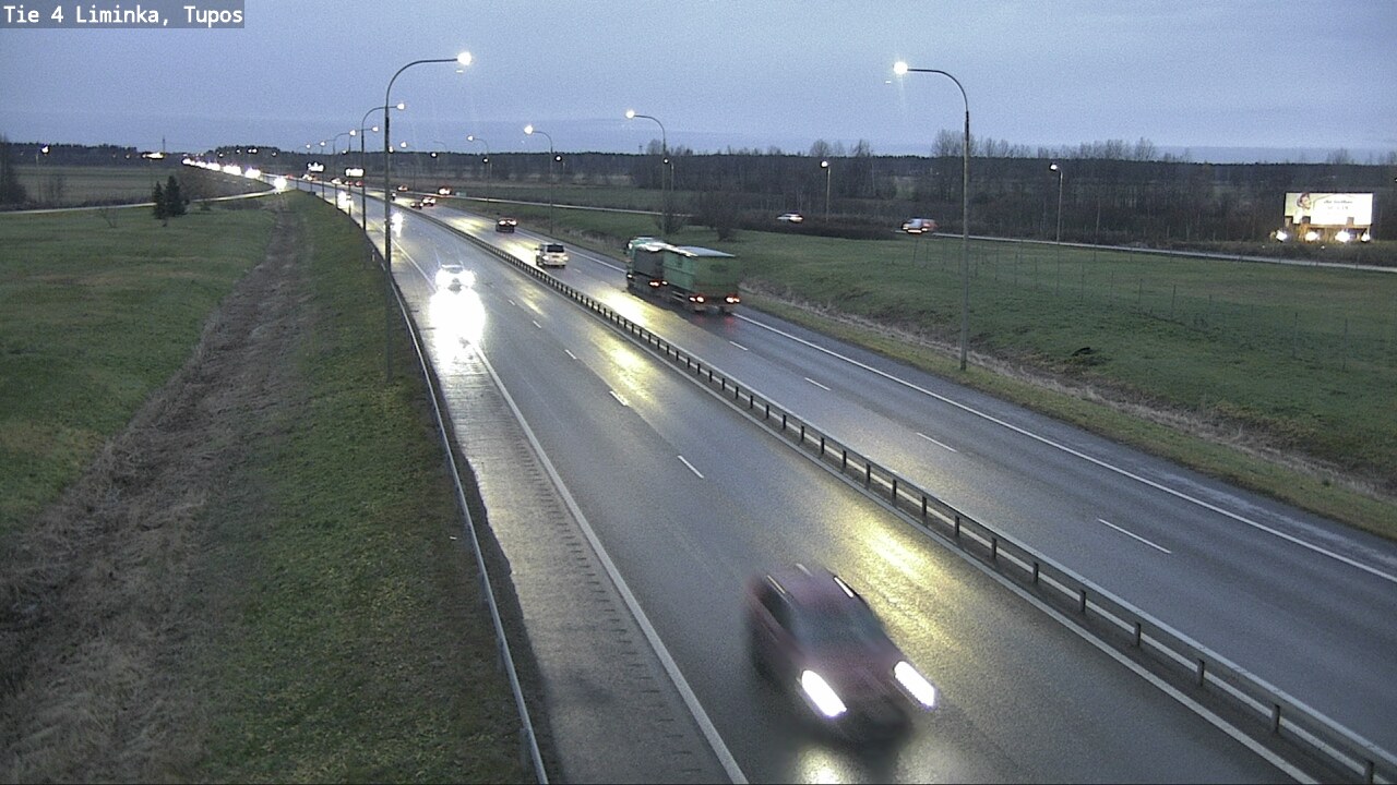 Kelikamerat Kuva Tie 4 Liminka, Tupos, Liminka, Pohjois-Pohjanmaa