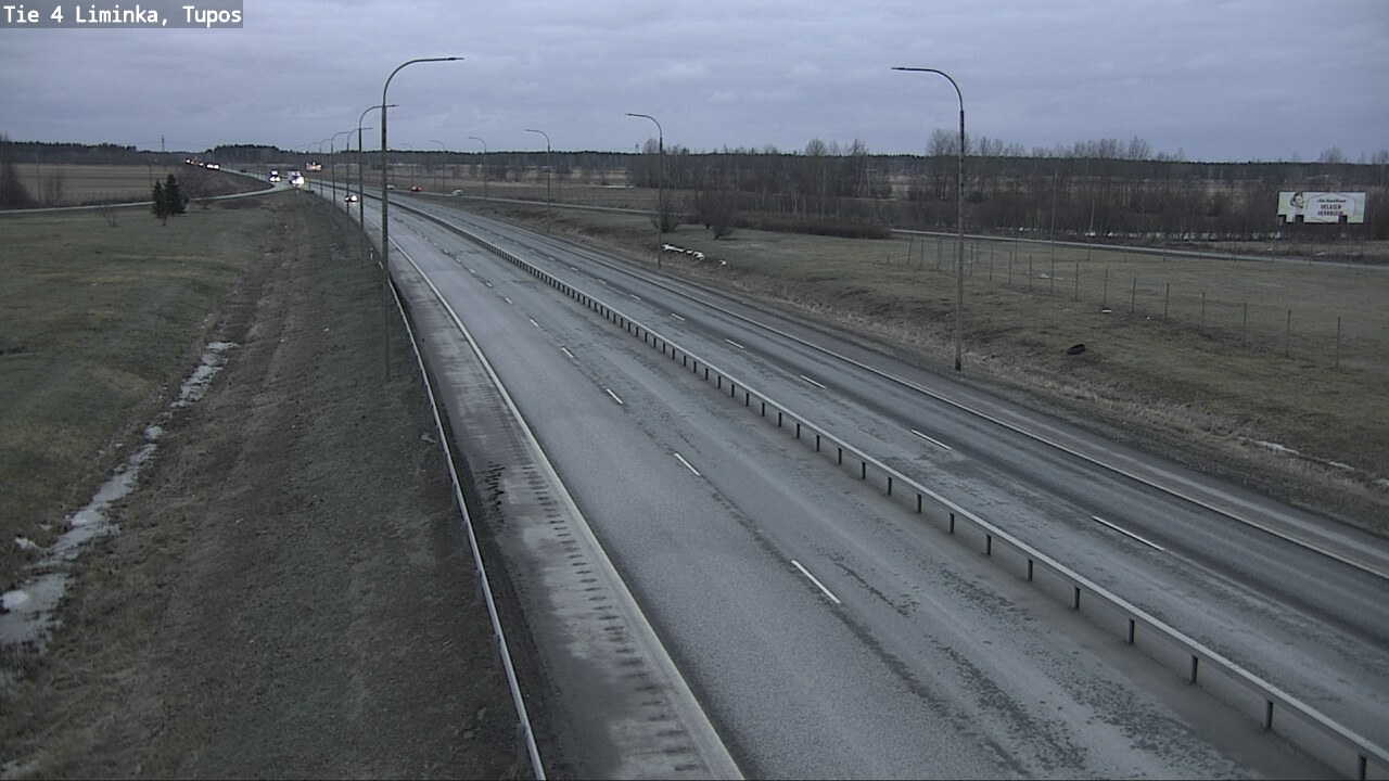 Weather Camera Image Väg 4 Limingo, Tupos, Liminka, Pohjois-Pohjanmaa