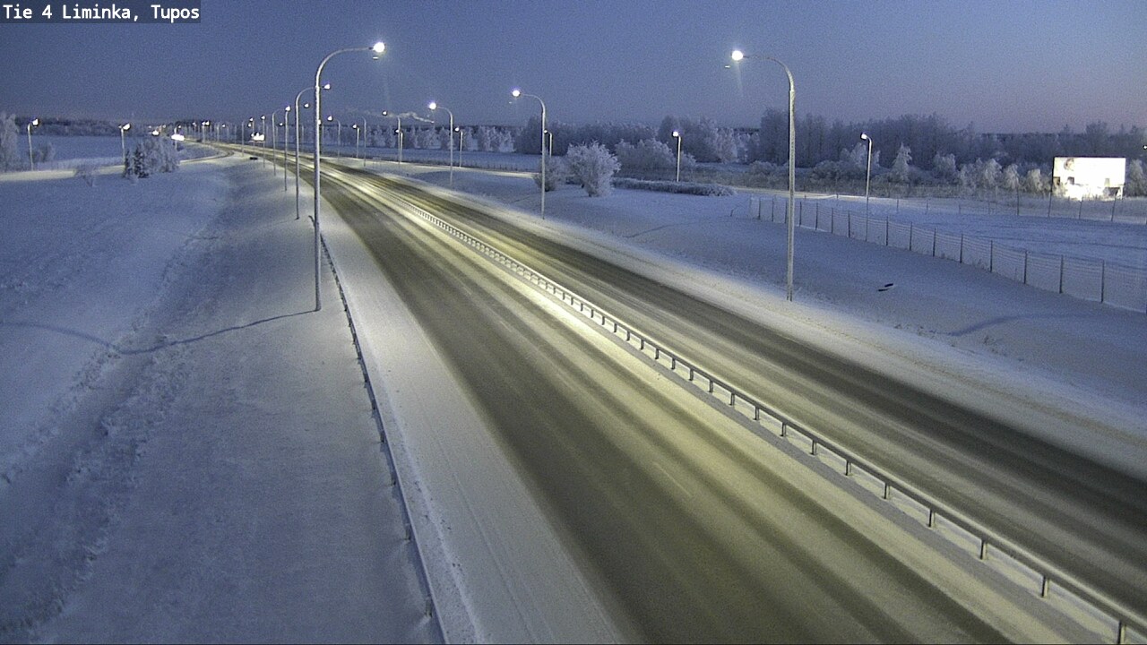 Weather Camera Image Road 4 Liminka, Tupos, Liminka, Pohjois-Pohjanmaa
