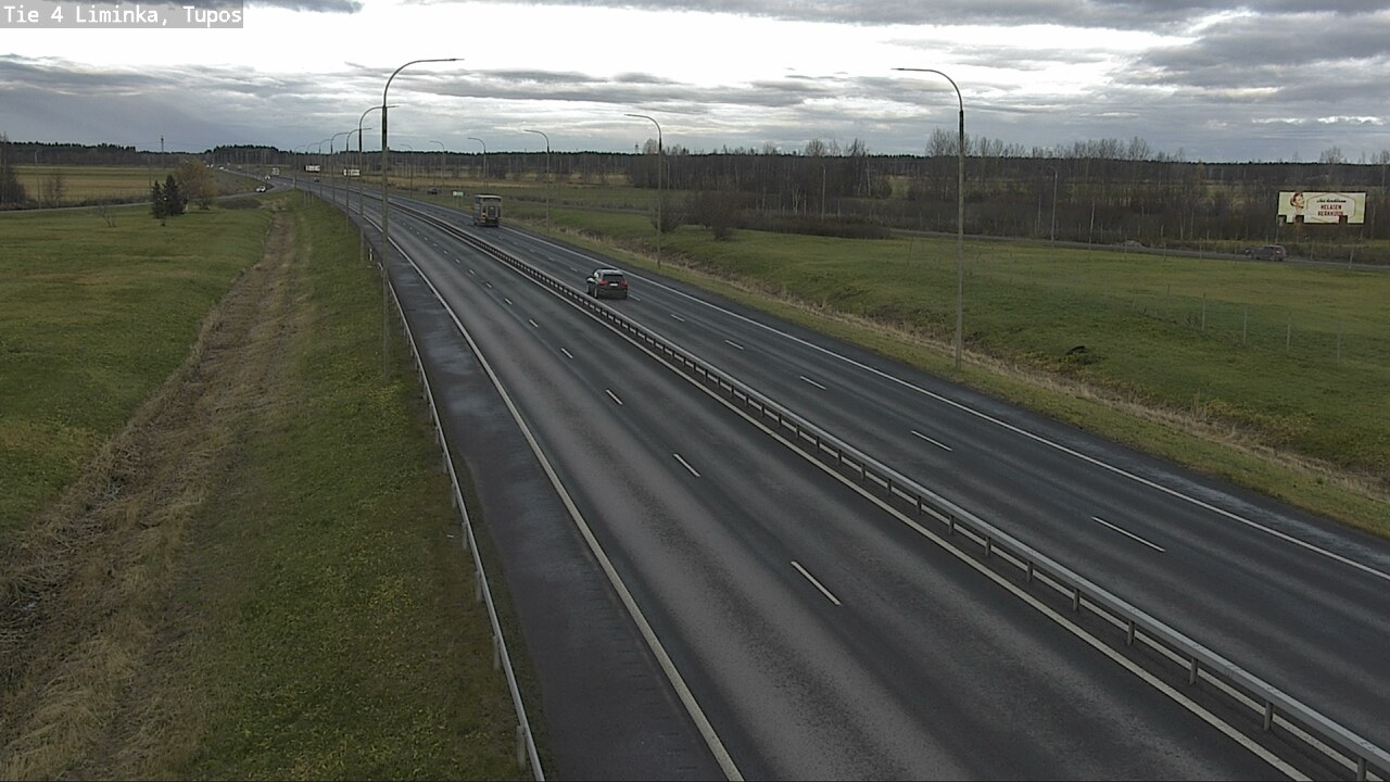Kelikamerat Kuva Tie 4 Liminka, Tupos, Liminka, Pohjois-Pohjanmaa