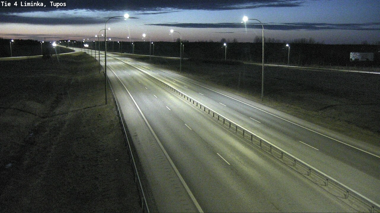 Weather Camera Image Väg 4 Limingo, Tupos, Liminka, Pohjois-Pohjanmaa