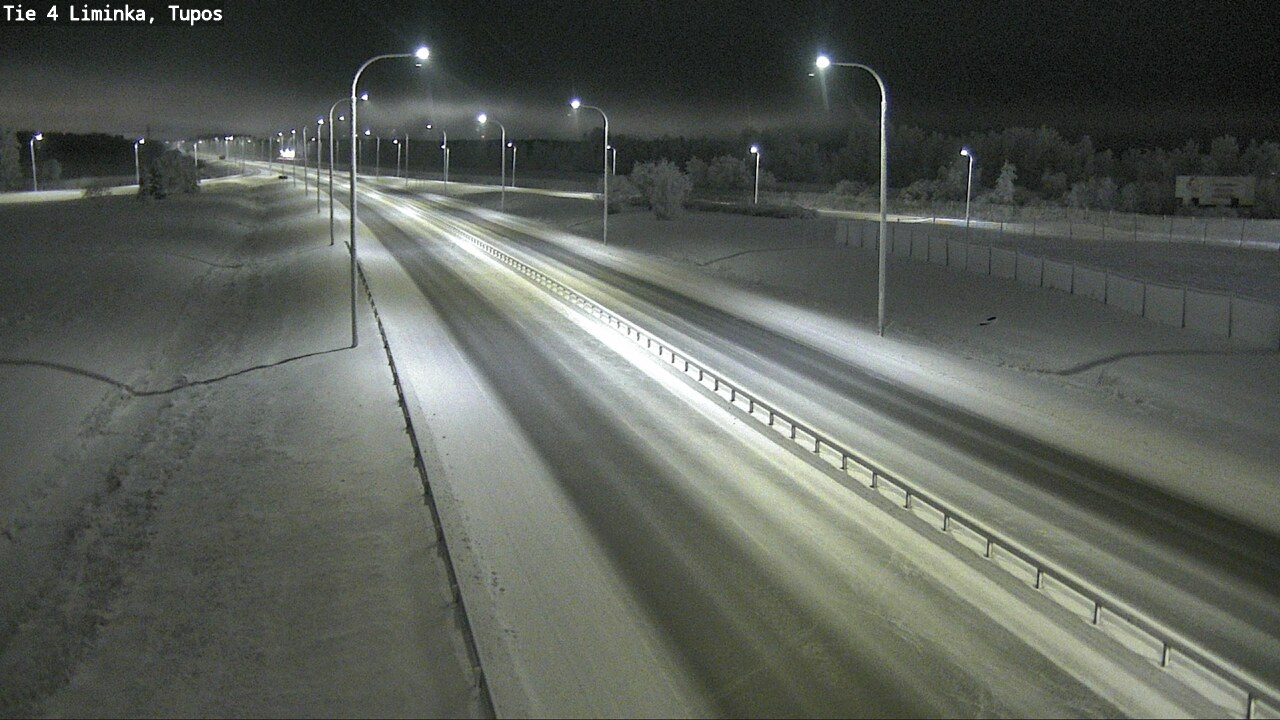 Weather Camera Image Road 4 Liminka, Tupos, Liminka, Pohjois-Pohjanmaa