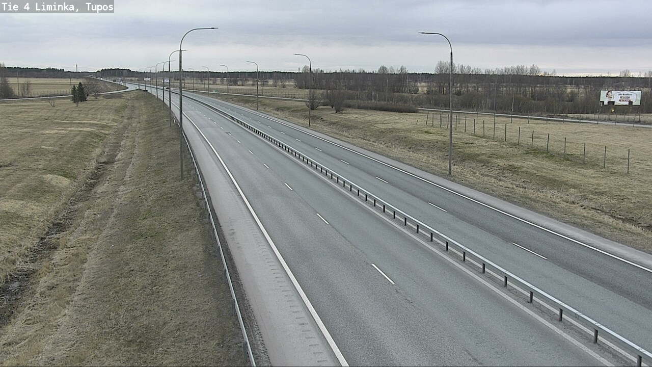 Kelikamerat Kuva Tie 4 Liminka, Tupos, Liminka, Pohjois-Pohjanmaa