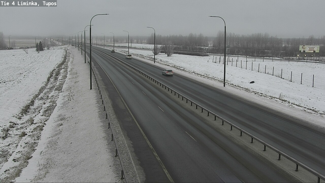 Weather Camera Image Road 4 Liminka, Tupos, Liminka, Pohjois-Pohjanmaa
