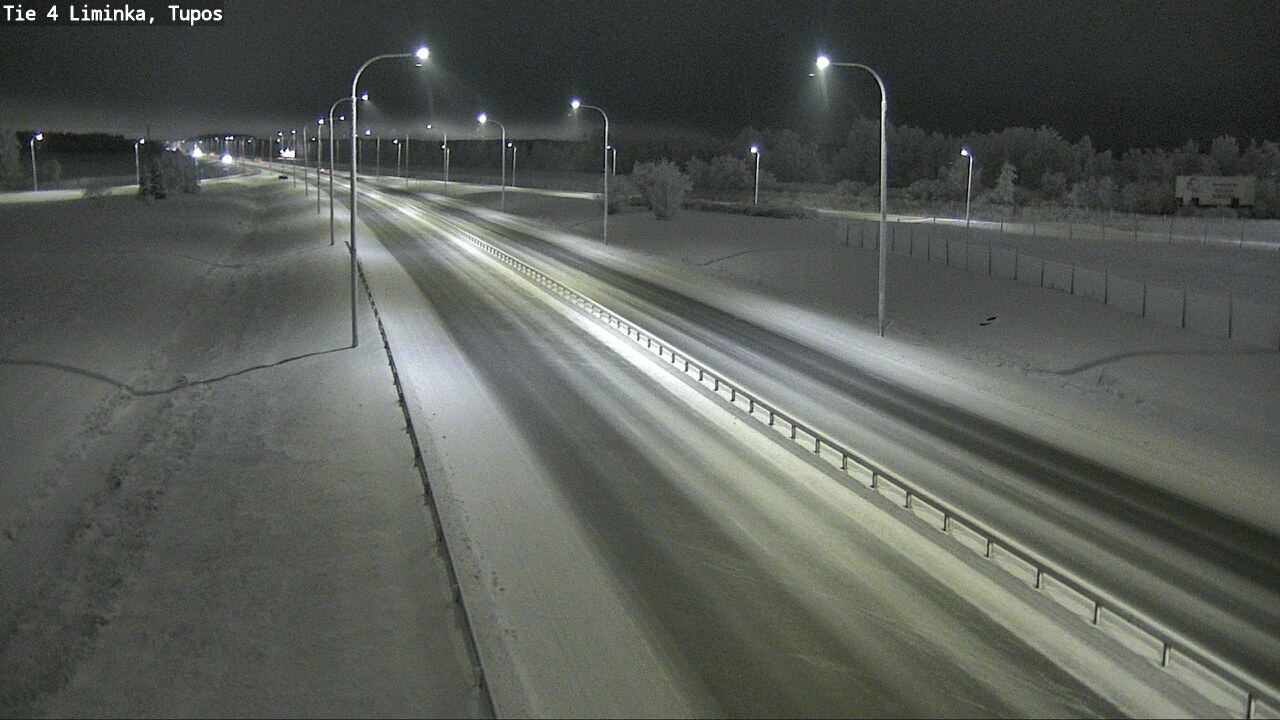 Weather Camera Image Road 4 Liminka, Tupos, Liminka, Pohjois-Pohjanmaa