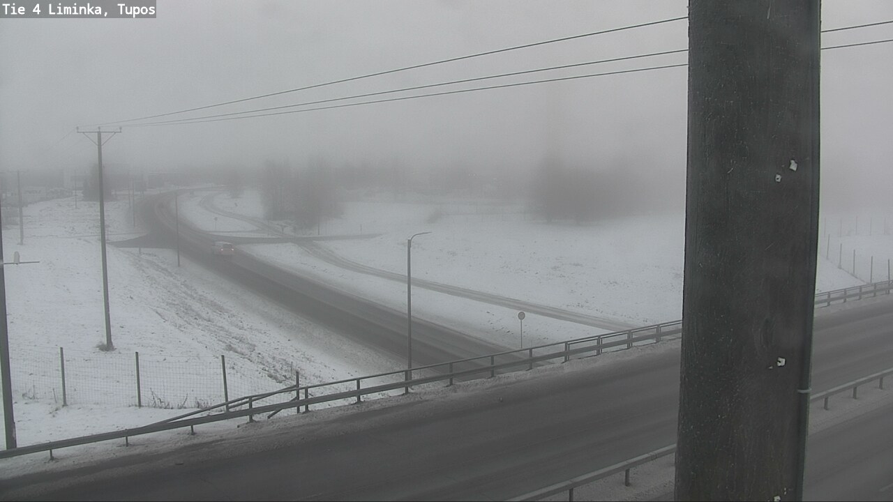 Weather Camera Image Road 4 Liminka, Tupos, Liminka, Pohjois-Pohjanmaa