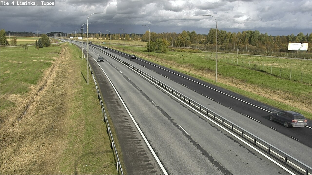 Weather Camera Image Väg 4 Limingo, Tupos, Liminka, Pohjois-Pohjanmaa