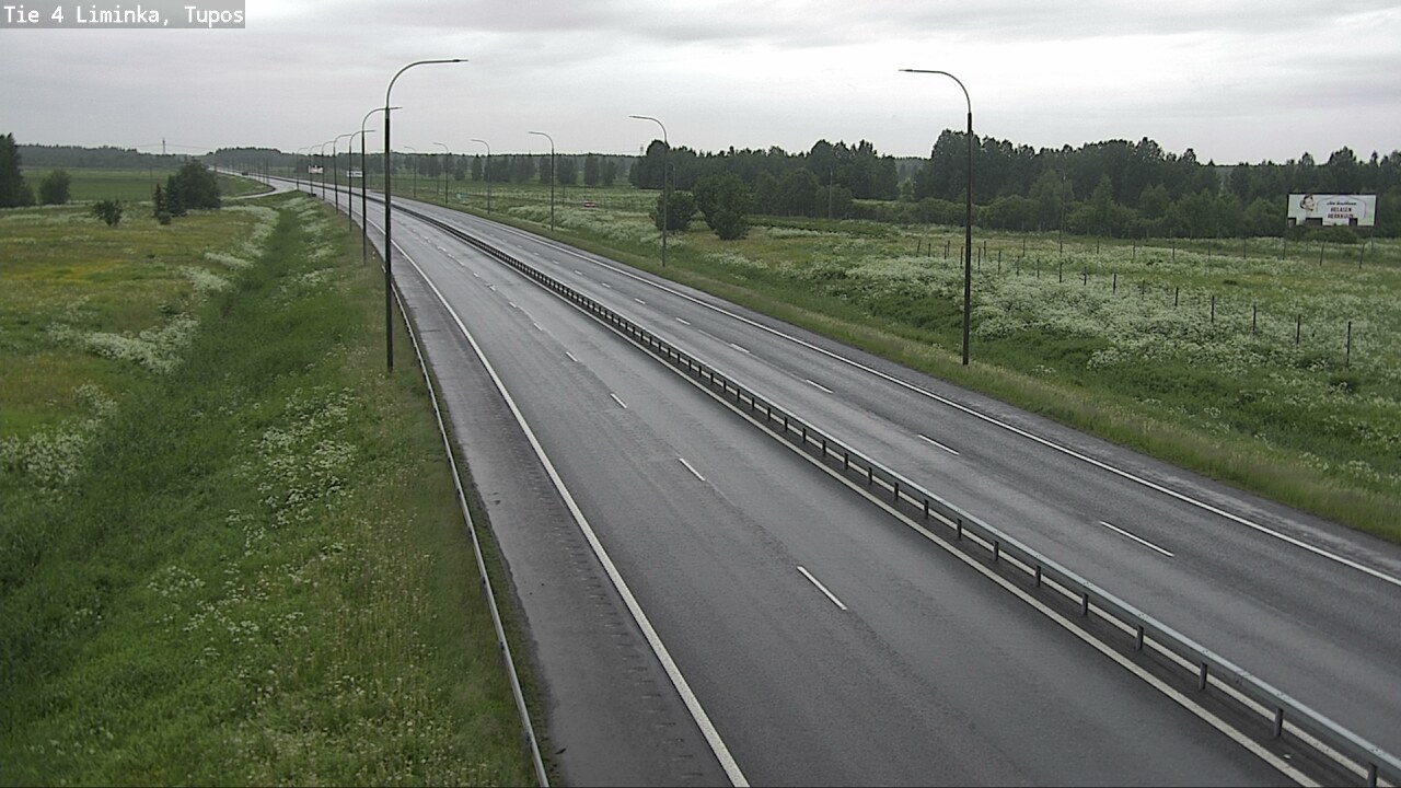 Kelikamerat Kuva Tie 4 Liminka, Tupos, Liminka, Pohjois-Pohjanmaa