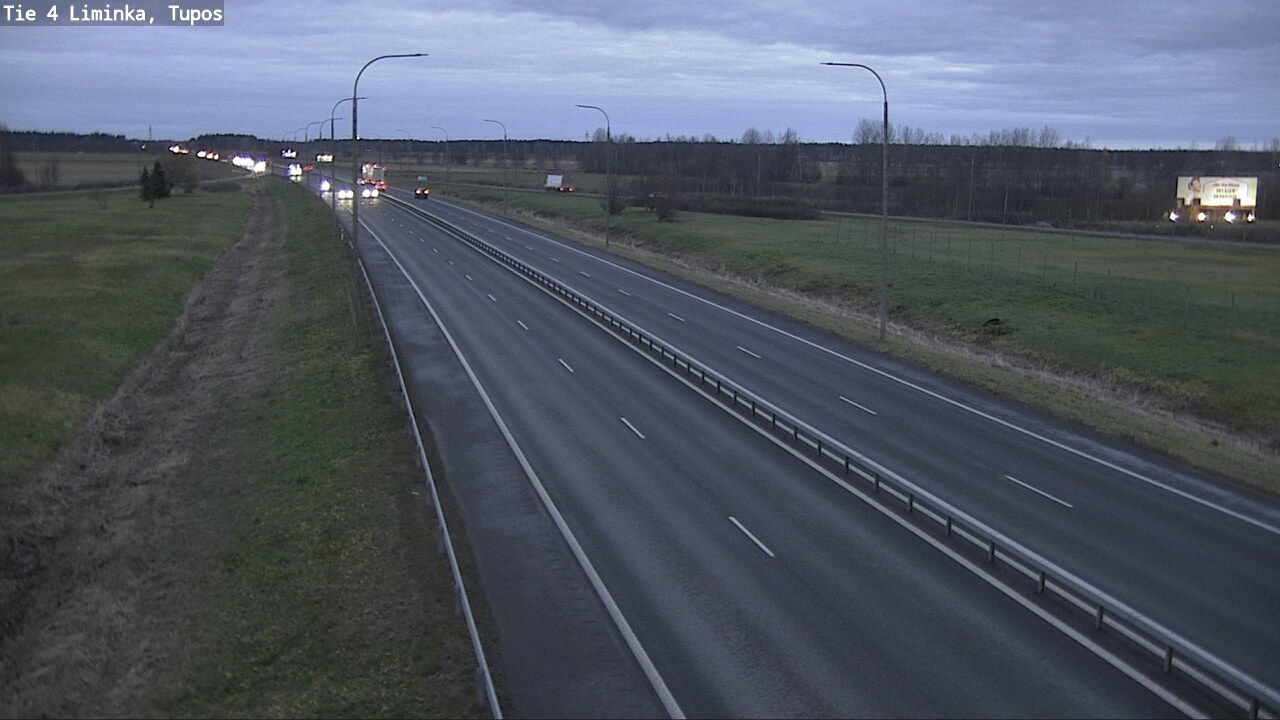 Kelikamerat Kuva Tie 4 Liminka, Tupos, Liminka, Pohjois-Pohjanmaa