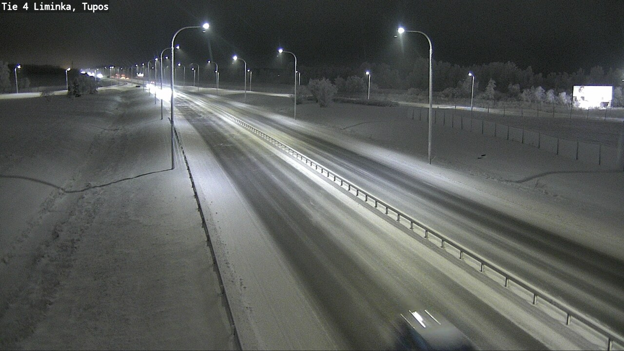 Weather Camera Image Road 4 Liminka, Tupos, Liminka, Pohjois-Pohjanmaa
