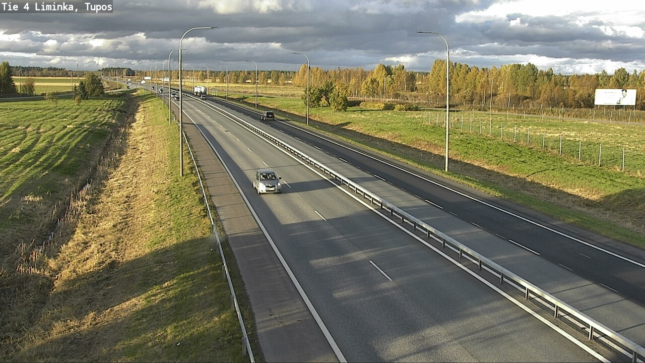Weather Camera Image Väg 4 Limingo, Tupos, Liminka, Pohjois-Pohjanmaa