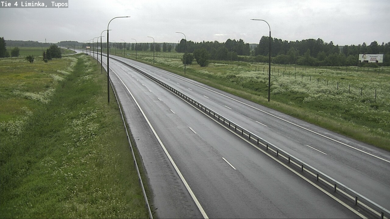 Kelikamerat Kuva Tie 4 Liminka, Tupos, Liminka, Pohjois-Pohjanmaa