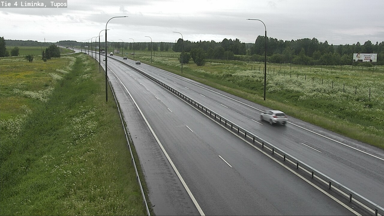 Weather Camera Image Väg 4 Limingo, Tupos, Liminka, Pohjois-Pohjanmaa