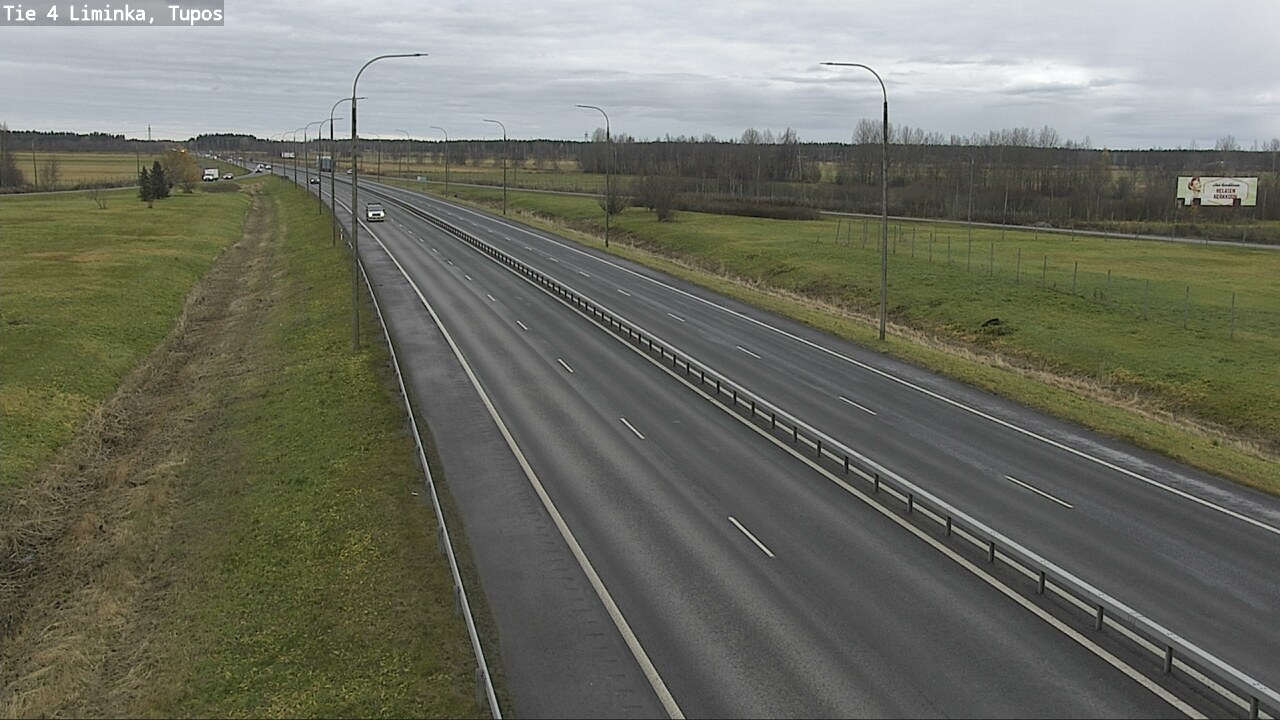 Kelikamerat Kuva Tie 4 Liminka, Tupos, Liminka, Pohjois-Pohjanmaa