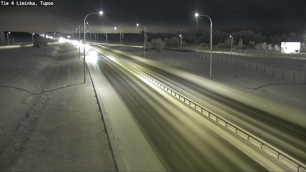 Weather Camera Image Road 4 Liminka, Tupos, Liminka, Pohjois-Pohjanmaa